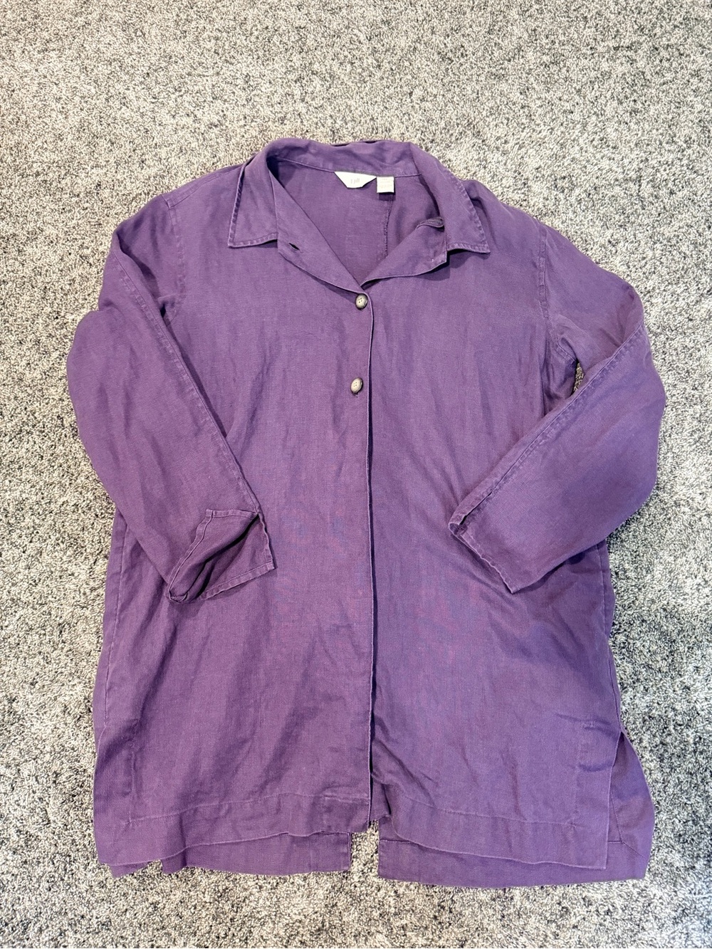 Vintage Linen JJill Button Down